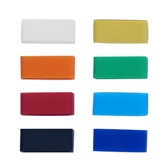 KALLORY 8Pcs Easy to Use Silicone Watch Band Buckle Ring for Anti-Fall Protection and Comfort