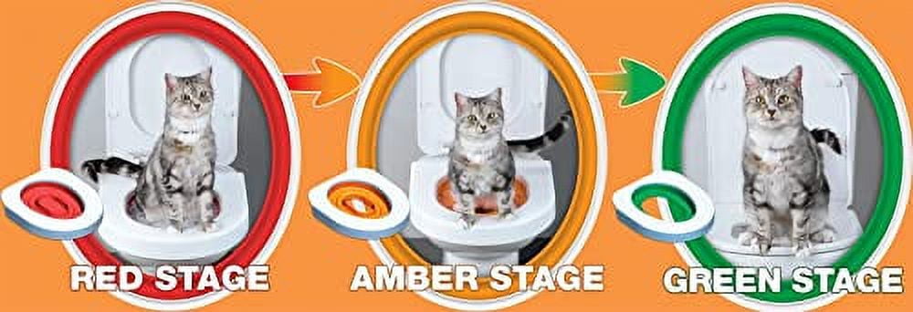 Cat Toilet Training System By Litter Kwitter Teach Your Cat to Use the Toilet With Instructional DVD Walmart