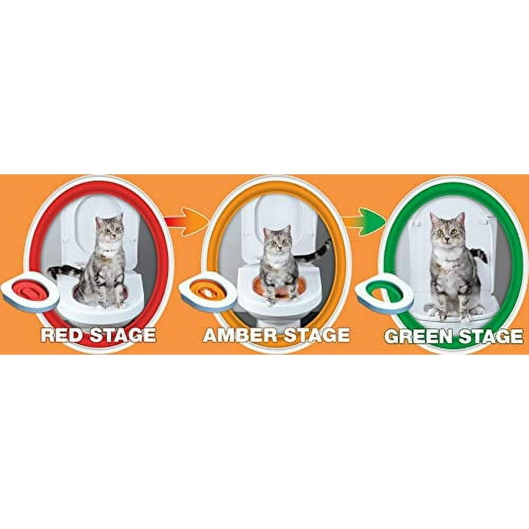 Cat Toilet Training System By Litter Kwitter Teach Your Cat to Use the Toilet With Instructional DVD Walmart