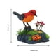 thumbnail image 5 of Pájaro cantor electrónico parlante que repite y canta, con sensor de movimiento, juguete eléctrico para niños, 5 of 7