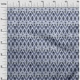 thumbnail image 2 of oneOone Organic Cotton Poplin Twill Fabric Paisley & Chevron Ikat Print Fabric BTY 42 Inch Wide, 2 of 4