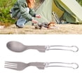 thumbnail image 4 of Camping Cutlery Set, Portable  Spoon Fork Exquisite  For Office For Picnic, 4 of 8