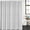 White, variant on White Geometric Shower Curtain Set - Extra Long 72" x 96" Washable Bathtub Curtain with 12 Hooks, Modern Minimalism Black Striped Lines Waterproof Fabric Stall Shower Curtains for Bathroom Décor