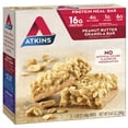 thumbnail image 3 of Atkins Peanut Butter Granola Protein Meal Bar, High Fiber, Low Sugar, Meal Replacement, Keto Friendly, 5 Count, 3 of 9