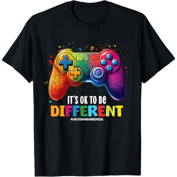 Exquisite and comfortable-Autism Awareness Autism Video Game Month Men Kids Boys T-Shirt