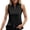 Black, variant on Tank Tops for Women Quarter Zip Neck Sleeveless Shirt Business Casual Work Shirts Summer Outfits