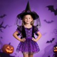 thumbnail image 4 of Hifot Spider Costume for Kids, Spider Wings Tutu Skirt Spiderweb Headband Set Spider Fancy Dress Girls Halloween Costumes Cosplay Party Spider Costume Set Halloween Decoration, 4 of 7