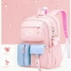 thumbnail image 4 of Mochila escolar para estudiantes de primaria, protección de la columna vertebral con reducción de carga ligera para mujeres, bolso de hombro con dibujos animados para niños de grado 1-3-6, 4 of 5