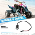 thumbnail image 2 of 1 Juego Motocicletas Encendido Llave Interruptor 35010-HM3-000 para HONDA, 2 of 7