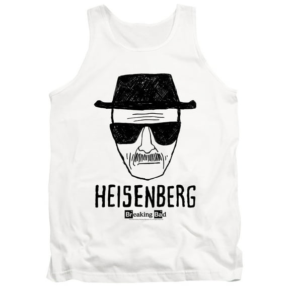 Breaking Bad Heisenberg Unisex Adult Tank Top,Heisenberg, 2X-Large