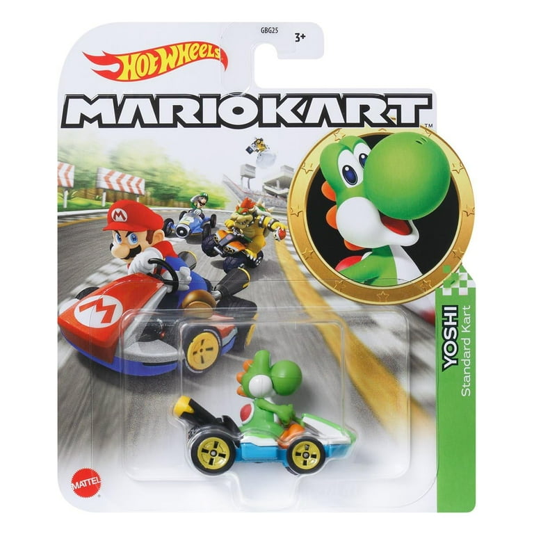 Hot Wheels Mario Kart Die-Cast Character Cars Collection, 8-Pack