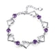 thumbnail image 1 of Pulsera de cobre con cuentas de corazón Bohemia Mujeres ajustables adolescentes CRISTAL BRIBUMILIDAD Girly Anniversary Anniversary Jewelry Oficina Inevent AP009947-00, 1 of 7