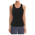 thumbnail image 3 of High Neck Workout Tank Tops for Women Sleeveless Cropped Tank Tops Crewneck Undershirt Yoga Running Shirts for Women Lightweight Gym Clothes (Black,XXL), 3 of 6