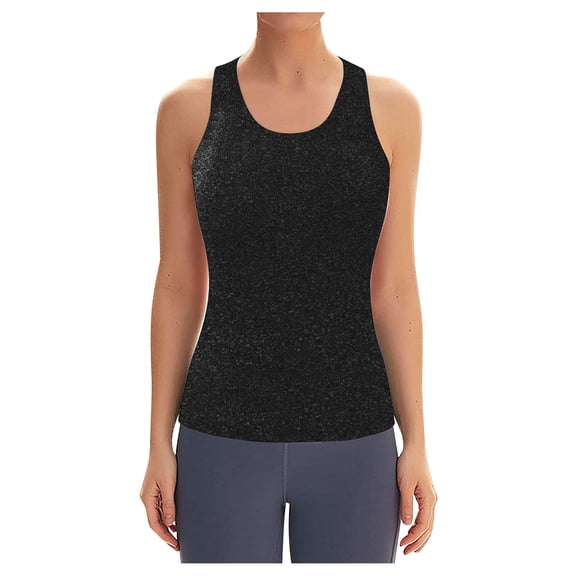 Summer Tops for Women Women's Racerbacks Workout Yoga Tank Tops Sleeveless Women Activewear All for Air Top Baseball Top 34b Shelf Bra Silk Adult 4x Camisoles
