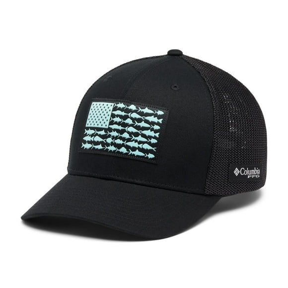 Columbia Gorra de malla unisex para adultos PFG Fish Flag
