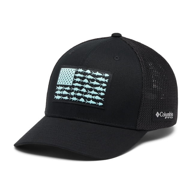 Columbia Gorra de malla unisex para adultos PFG Fish Flag