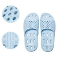 thumbnail image 2 of NeedBo Womens Mens Shower Shoes Non Slip Quick Drying House Sandal Slippers Indoor Home Bedroom Pool Spa Guest College Dorm, Blue, 7, 2 of 7