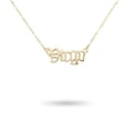 thumbnail image 4 of Collar de amistad Sonducket con letras en inglés colgante de cadena de joyería oro Virgo Type2 NO2, 4 of 5