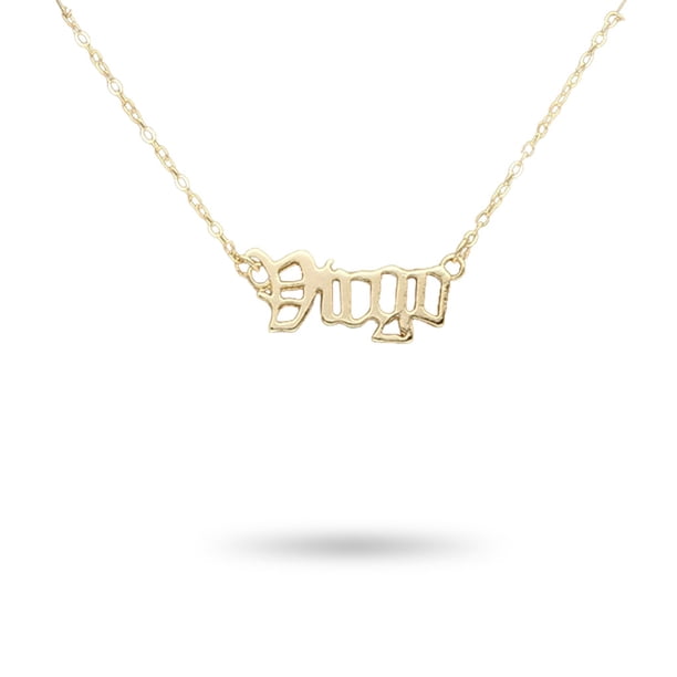 Collar del zodiaco Virgo oro Qarigey AP009331-04