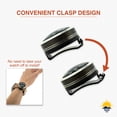 thumbnail image 3 of Sun Company WristLock - Brújula de muñeca de aluminio para reloj o pulsera de paracord | Diseño de bloqueo con clip | Accesorio para Camping Senderismo Navegación, 3 of 5