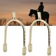 thumbnail image 3 of Latón Cromo Latón Rowels Chica joven Mujer Latón cromado Aleación de zinc Espuelas estrechas para espuelas plateadas Joven Mujer Cromo Amonsee Otros, 3 of 8