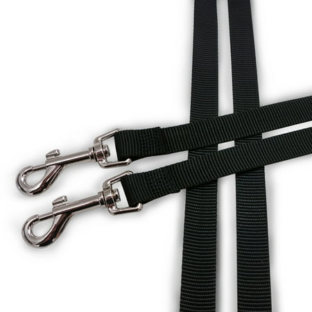 UPC: 0815181027728 | FurHaven Pet Dog Leash | Two Tails Walking Double Dog Pet Leash  Black