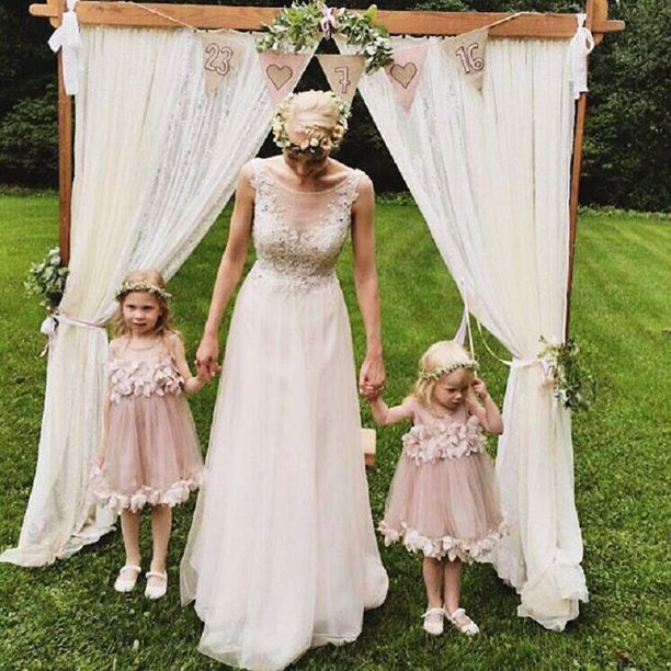 Bridesmaid little girl sale