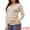 Apricot, variant on Women's Nursing Maternity Long Sleeve Soft Stretchy Wrap Tops S Blue
