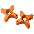 thumbnail image 1 of Clean Speed WP Compression/Rebound Knobs Orange/Orange for KTM 525 EXC 4-Stroke 2007, 1 of 1