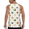 thumbnail image 3 of Haiem Funny Chicken Men Workout Tank Top Gym Bodybuilding Sleeveless Muscle T Shirts Athletic Tank Breathable Workout Shirt-Large, 3 of 9