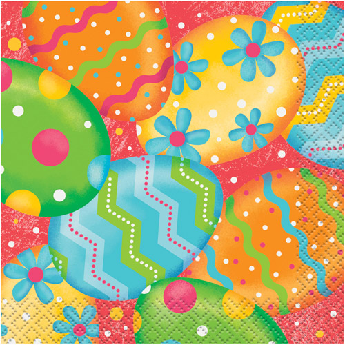 Happy Easter Bunny Beverage Napkins, 24ct