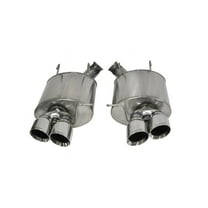 Corsa 13-13 Ford Mustang Shelby GT500 5.8L V8 Polished Sport Axle-Back Exhaust