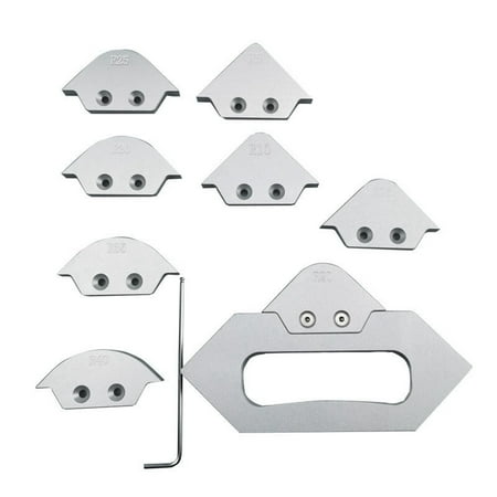 

8 in 1 Corner Radius Quick Locator Jig Arc Angle Half Fillet Jig