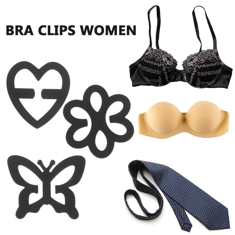 30pcs Back Bra Clips Bra Invisible Buckles Conceal Straps Clips
