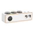 thumbnail image 2 of Porta cepillo de dientes,Estante de cepillo de dientes recargable USB Hotel Travel Blanco, 2 of 9