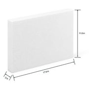 FloraCraft CraftFōM Crafting Foam Block 2 x 11.9 x 17.9 White