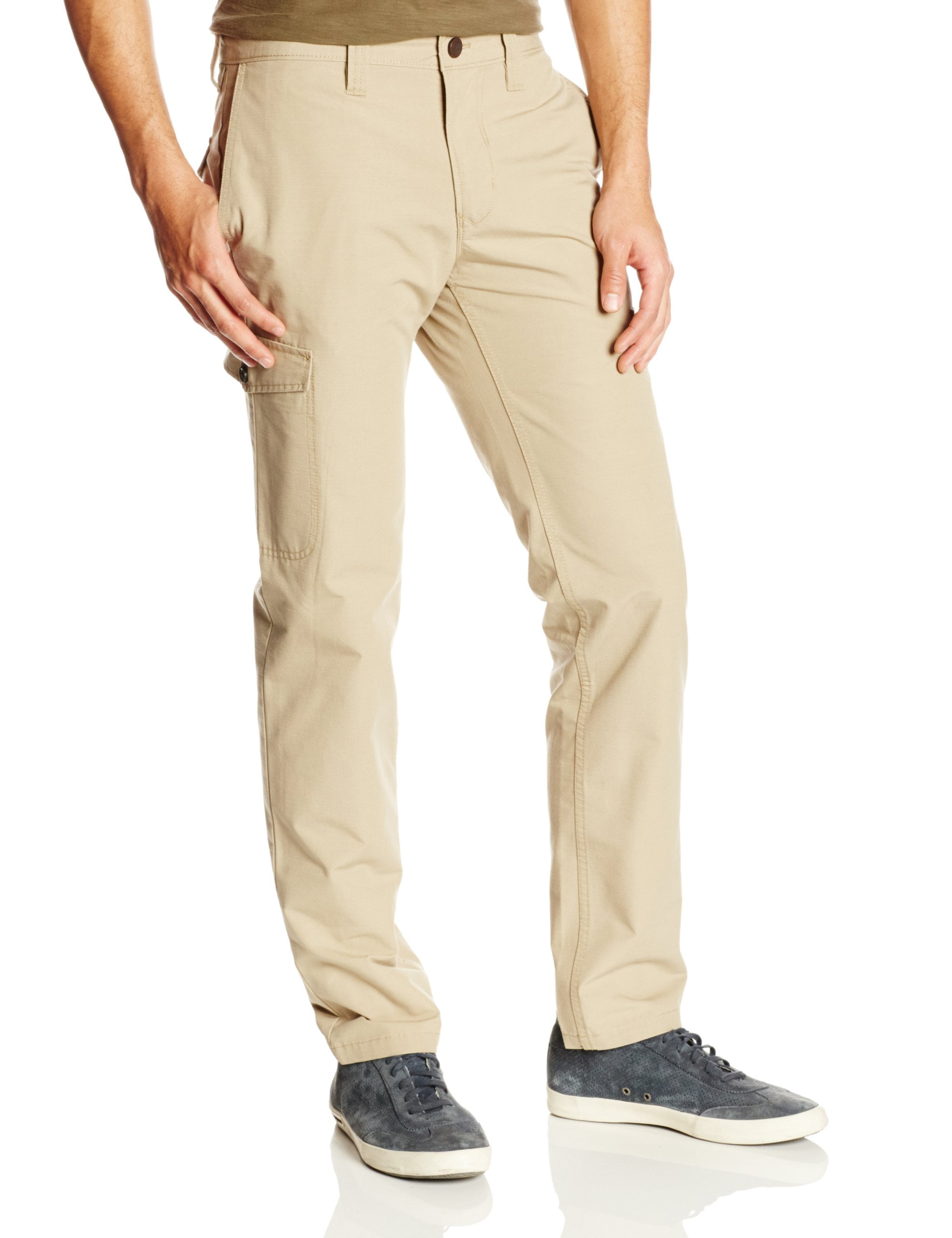 Haggar Mens 36X34 Slim TaperedFit Canvas Cargo Pants 36 Walmart