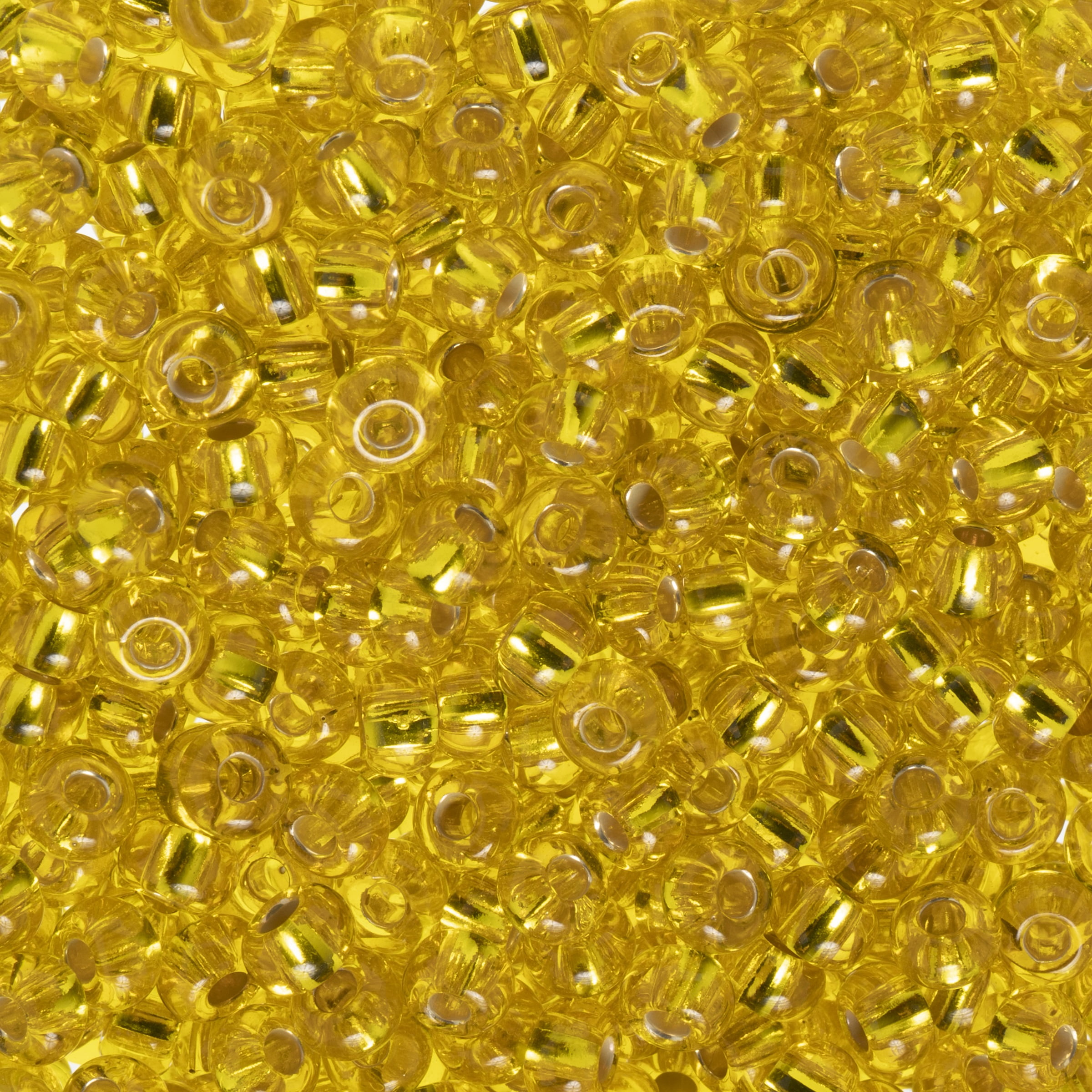 John Bead Czech Glass Seed Beads 6/0 (23g) Pineapple Jello Bead for Jewelry Making