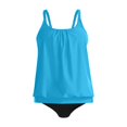 thumbnail image 4 of Ensemble de Bikini Rétro Froncé Taille Haute Imprimé pour Femmes M-5TG, 4 of 4