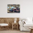 thumbnail image 3 of Stupell Industries Farmhouse Repurposed Truck Filled with Flowers Canvas Art, 24 x 16, by Franklyn Gregory, 3 of 8