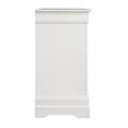 thumbnail image 6 of Maklaine Modern / Contemporary 6 Dovetailed Drawers Dresser in White, 6 of 7