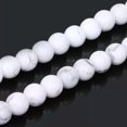 thumbnail image 5 of EOEMY Natural White Howlite Stone Loose Beads For Women Bracelet Diy Jewelry Making-Howlite-8mm, 5 of 7