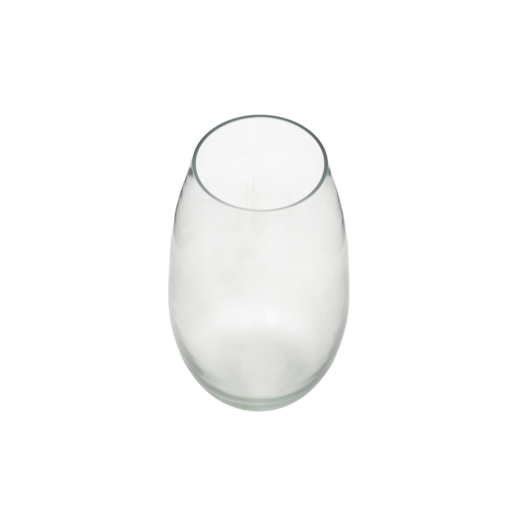 DecMode 11" Wide Glass Vase