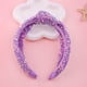 thumbnail image 4 of Diadema alta versátil para mujer con lentejuelas de colores, elegante diadema anudada, 4 of 4