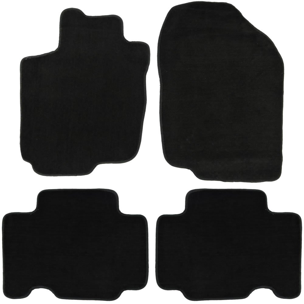 UAA Customfit Black Carpet Suv Floor Mats Set for Toyota Rav4 2006