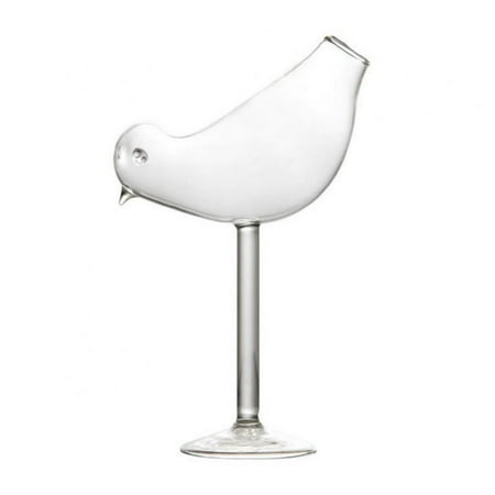 

Monfince Cocktail Glass Bird Glasses Drinking Bird Shaped Cocktail Wine Glass 5oz/150ml Unique Champagne Coupe Glass Bird Shape Martini Goblet Cups