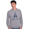 thumbnail image 5 of Classic US Space Force Military Logo Long Sleeve TShirt Men Women Brisco Brands S, 5 of 6