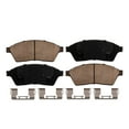 thumbnail image 6 of Detroit Axle - Brake Pads for 2010-2016 Cadillac SRX, 11 Saab 9-4X, Front and Rear Ceramic Brake Pads 2010 2011 2012 2013 2014 2014 2016 Replacement, 6 of 7