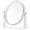 White, variant on Desktop Ornament Vanity Round Double Makeup 7X Magnification with Stand and 360° Swivel for Desk Bathroom Bedroom Standing Cosmetic