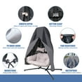 thumbnail image 3 of FKS LIFE Patio Egg Chair Covers Waterproof Heavy Duty Weather Resisatnt Outdoor Chair Cover, Windproof Hanging Chair Cover, Double Egg Swing Chair Covers, 3 of 5